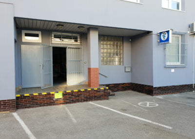vchod do čekárny